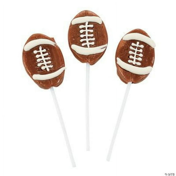 Football Lollipops, 12 Pieces, Superbowl Party Favors, Team Parties