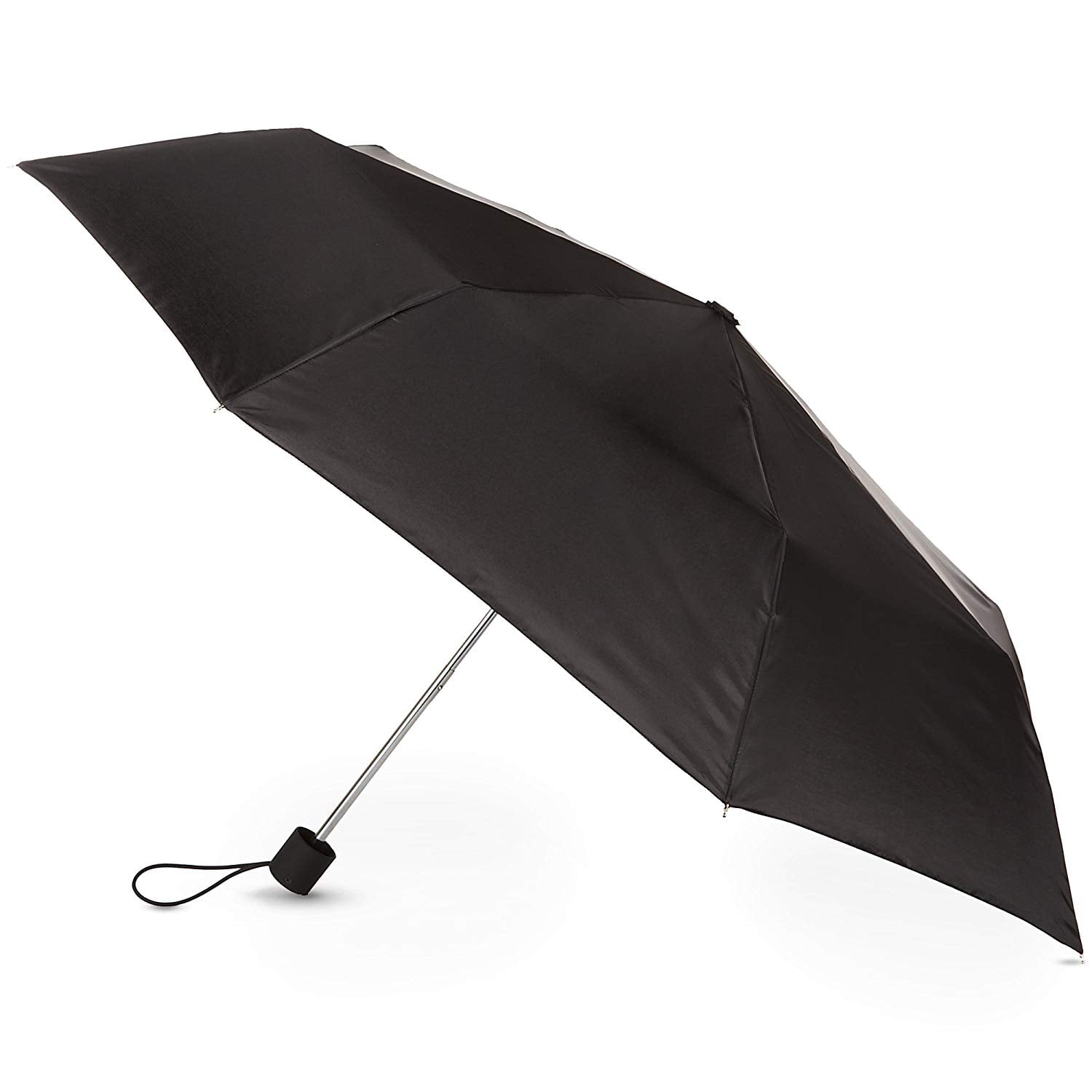 totes port Maunal Compact Umbrella, Black, One Size,