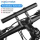 thumbnail image 2 of Soporte extendido para manillar de bicicleta de 20 cm, soporte para bicicleta, soporte para computadora, soporte de aleación, marco doble, clip para bicicleta, 2 of 5