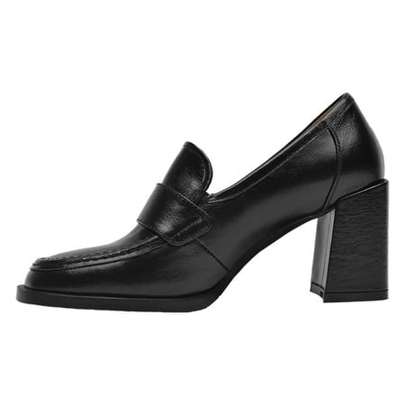 

QYZEU Wide Calf Womens Boots Shoes for Women Casual Comfortable Women Casual Shoes Fashion Simple Solid Color foreign Trade Large Comfortable Square Heel Shoes