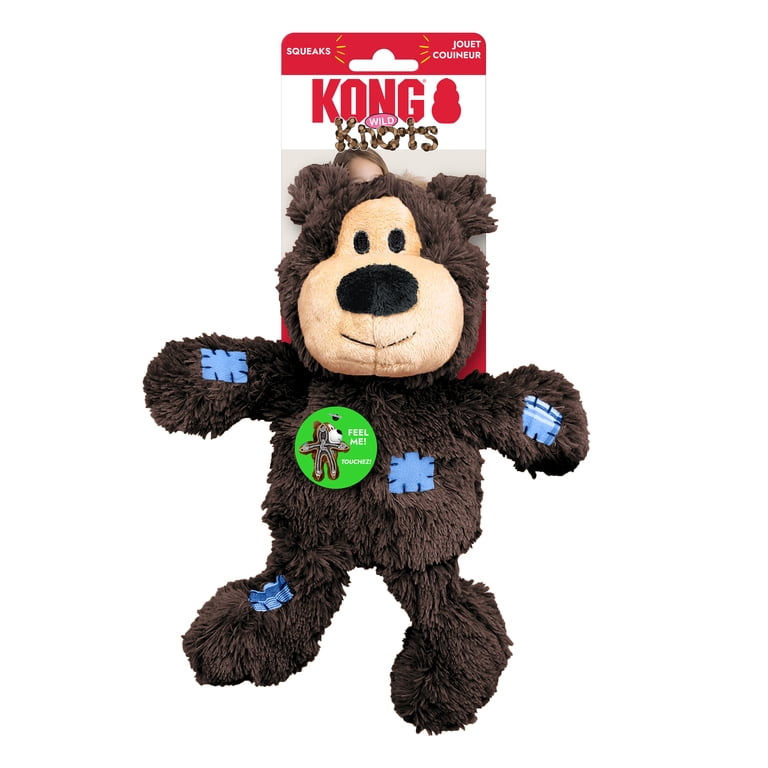 KONG Wild Knots Frog Dog Toy, Medium/Large photo 6