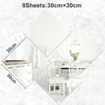 Self Adhesive Acrylic Mirror, 20 x 24 Inch Full Length Mirror Tiles