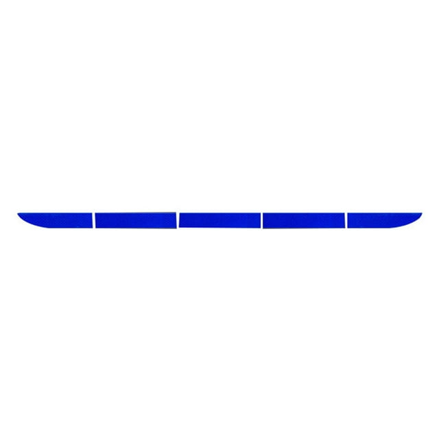 5pcs/set Car Warning Stciker Reflective Reflective Trunk Stripe Trunk Stripe Self Adhesive Universal Car Rear Reflector, Blue