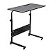 thumbnail image 3 of SIDUCAL Table à Plateau, Table d'Appoint Réglable pour Canapé et Lit, Bureau Portable avec Roulettes, Table au-Dessus du Lit, Chariot pour Ordinateur Portable, Noir, 31,5 x 15,7 Po Bureau, 3 of 4