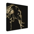 thumbnail image 2 of Trademark Fine Art 'Gilded Elephant on Black' Canvas Art by Chris Paschke, 2 of 3