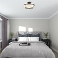 thumbnail image 2 of Livex Lighting Wesley Ceiling Mount in Bronze, 2 of 9