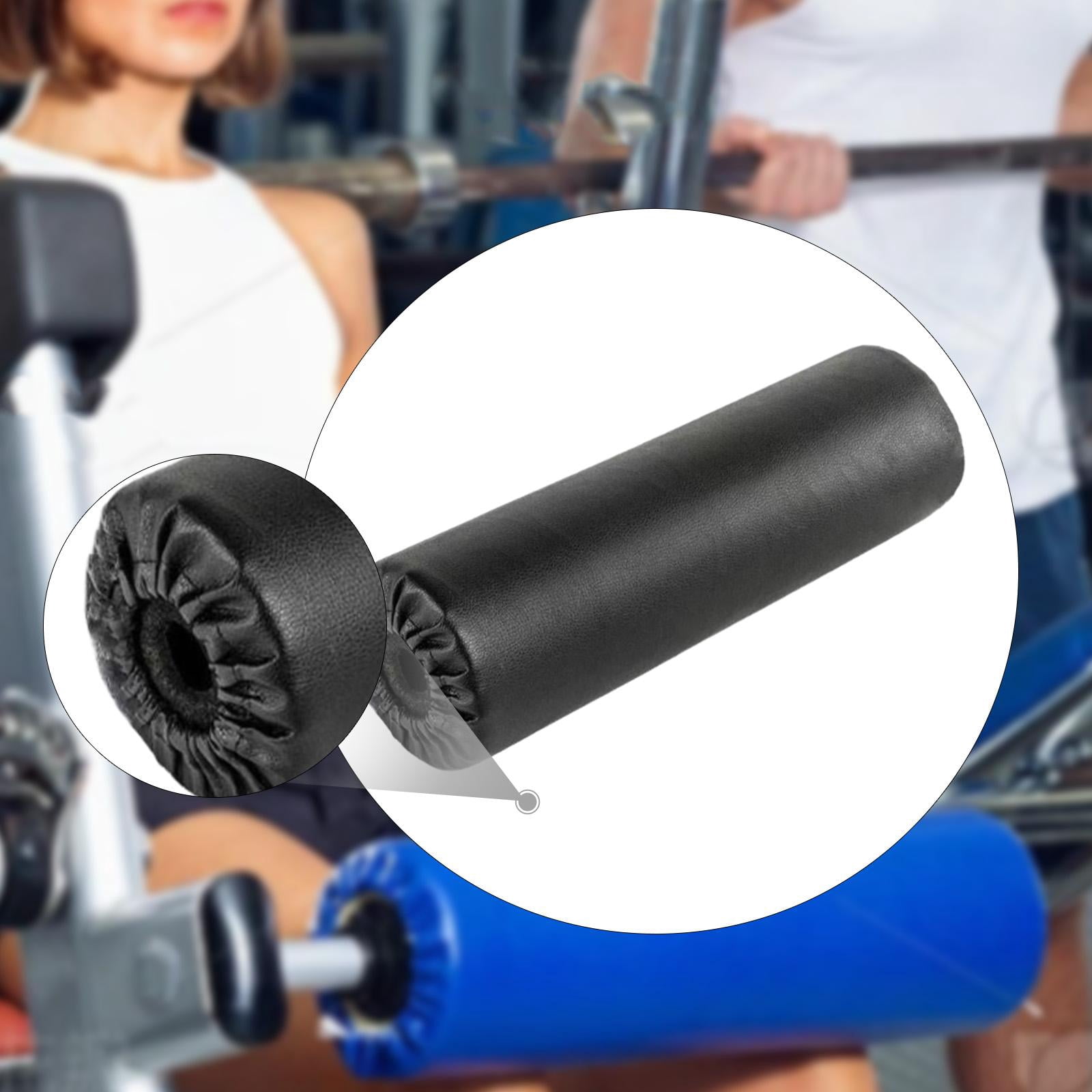 Dualoai Foam Foot Pad Roller Handle Grip for Workout Bench Exercise Machine Home Gym