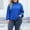 Blue Tops for Women, variant on CYMMPU Women’s Plus Size Mock Neck Ribbed Knit Sweater, Long Sleeve Oversized Pullover Jumper, Cozy Relaxed Top for Fall Winter Casual Daily Wear Brown L