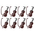 thumbnail image 2 of 8 Ensembles de Mini Violons Modèle de Violon de Noël Décoration d'Instrument de Bureau, 2 of 5