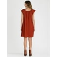 thumbnail image 2 of Time and Tru Women's and Women's Plus Mini Dress with Flutter Sleeves, Sizes XS-4X, 2 of 4