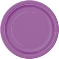 thumbnail image 1 of Unique Industries' Purple 9" Round Paper Plates, 20 ct, 1 of 3