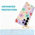 thumbnail image 3 of SKLYDDI Funda para Galaxy S25 Ultra Pastel Floral Vibrante, 3 of 7