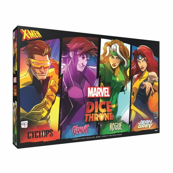USAopoly Marvel X-Men Dice Throne Box 2 (Cyclops, Gambit, Rogue, Jean Grey) Board Game