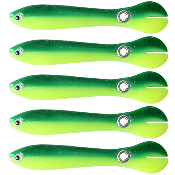 5pcs Loach Señuelos Pesca Cebos blandos Señuelos de natación Swimbaits para