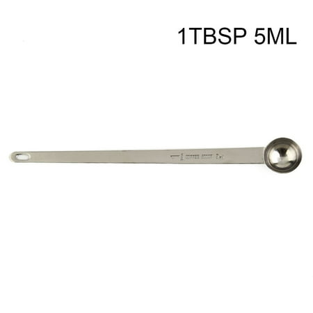 

Long handle stainless steel coffee spoon Stirring spoon Graduated spoon