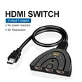 thumbnail image 3 of 4K HDMI-Compatible Switch KVM Splitter Mini 3 Port VIdeo Switcher Hub for DVD HDMI PC Laptop TV, 3 of 7