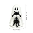 thumbnail image 3 of Halloween Decor, Ghost Halloween Decor, Black Cat Halloween Decor, Cute Halloween Figurine, 6X4.5 Inch Spooky Mantle Desktop Accent for Home Party, 3 of 5