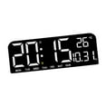 thumbnail image 5 of CoudarTitie Big LED Large Digital Clock Wall Mount Oversize LED Digital Clock with Date Week White, 5 of 9