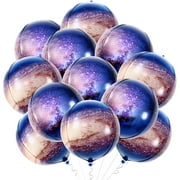 KatchOn, Galaxy Balloons PresNok for Galaxy Decorations - 22 Inch, Pack of 12 | Space Balloons for Birthday Decorations, Space Decoration | Planet Balloon, Two The Moon Birthday Decoration