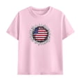 thumbnail image 4 of CHUMUD Boys 4th of July Shorts Sets 2 Piece Sunflower Graphic T-Shirt & Pull on Elastic Shorts Red White Blue Tees Stars Stripes Shirts Kids American Flag Clothes 4-13 Years, 4 of 9
