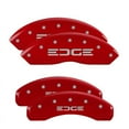 thumbnail image 3 of MGP Caliper Covers 10119SEDGRD Ford Edge Logo - Red Powder Coat - Set of 4 Fits select: 2012-2014 FORD EDGE SEL, 2011 FORD EDGE LIMITED, 3 of 5