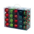 thumbnail image 2 of 40 adornos navideños colgantes de bolas con orificio para colgar, reutilizables, para el árbol de Navidad. Estilo D, 2 of 9