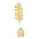 thumbnail image 4 of Escultura de hoja de metal, decoración de mesa, estatua de hoja, artesanía hecha a mano, color dorado 6 cm x 225 cm, 4 of 9