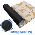 thumbnail image 6 of Long Mouse Pads for Desk,Golden Retriever with Bones and Paws Desk Mats on Top Of Desks, Desk Mouse Pad Extra Large with 3mm Non-Slip Base and Stitched Edge for Gaming,Office,Work,Home 31.5"x15.7", 6 of 6