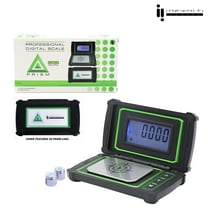 Pocket Scales, Food-Safe Digital Scale: 0.001g Accuracy (50g) - Herbs, Spices, Jewelry & Crafts w/ Stainless Platform, Cal Weight & Batteries