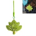 thumbnail image 2 of Handcrafted Faux Maple Leaf Key Fob PP Cotton Fabric Construction Gentle Texture Perfect For Outdoor Enthusiasts, 2 of 5
