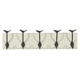 thumbnail image 3 of Saltoro Sherpi Metal Wall Hook with Wooden Backing, White and Black, 3 of 5