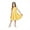 Yellow, variant on Sngxgn Girls Ruffle Tiered Dress Long Sleeve Flowy A-Line Dress(Pink,140)