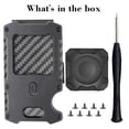 thumbnail image 6 of WXM Men's RFID Blocking Wallet with Airtag Holder, Black, 6 of 8