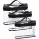 thumbnail image 1 of TSA - Neceser de aseo, organizador de bolsa de cosméticos de maquillaje transparente, bolsa de viaje para artículos de cambiador, accesorios, 1 of 4