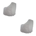thumbnail image 3 of Greeniant Funda de poliéster para asiento de barco, portátil, plegable, reutilizable, lavable, cuerda elástica desmontable, barcos de pesca, funda Blanco 2piezas Greeniant CBP347309, 3 of 5