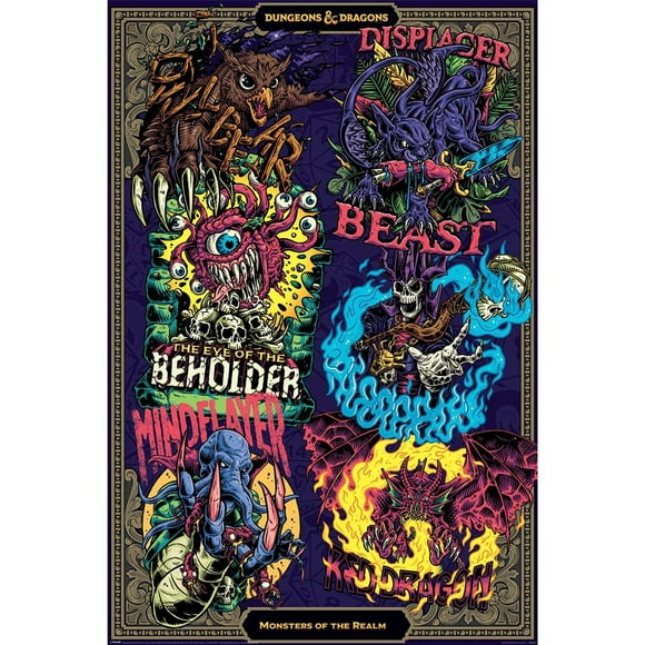 Dungeons & Dragons Monsters of the Realm Poster