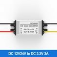 thumbnail image 1 of Convertisseur de Tension DC 8-40V à 3V-9V 3A Convertisseur à Réduction de Tension Aluminium, 1 of 7
