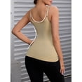 thumbnail image 2 of DARING DIVA Women's Slim Adjustable Straps Tummy Control Camisoles XXL Beige, 2 of 7