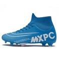 thumbnail image 3 of Botas de fútbol para niños, zapatos de fútbol de interior para césped, cristal Artificial Ag Charm Junior Mix Studs, talla 13, entrenamiento de tobillo alto, novedad de 2021, 3 of 5