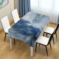 thumbnail image 3 of Yayeee Tablecloths for Rectangular Tables 54 x 72 inch Party Table Cover, Plants and River, 3 of 6