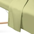 thumbnail image 4 of Saloniture 3-Piece Microfiber Massage Table Sheet Set - Premium Facial Bed Cover - Includes Flat and Fitted Sheets with Face Cradle Cover - Sage Green, 4 of 7