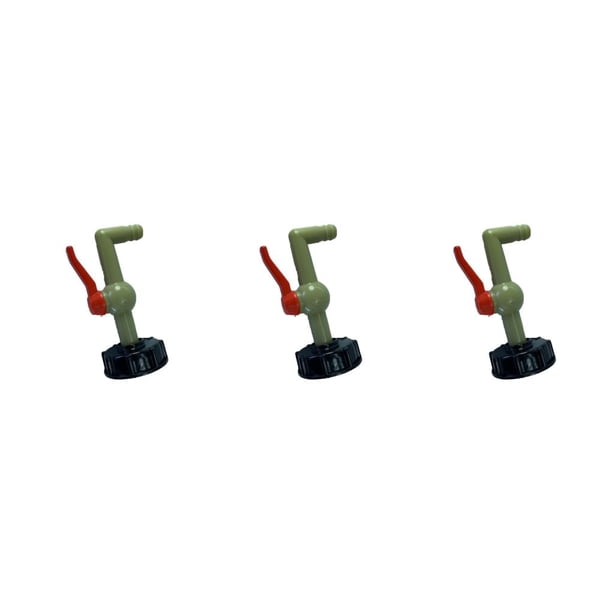 Scienceny Grifos de caño de contenedor IBC, repuesto de grifo de agua de depósito de jardín, conectores de Control de encendido/apagado, accesorios, Type1 NO1 Scienceny CBP495531