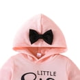 thumbnail image 4 of Gyratedream Newborn Baby Girl Clothes Letter Printed Sweatshirts Long sleeve Hoodie Sweatsuit Pants Fall Winter Clothes Set, 4 of 8