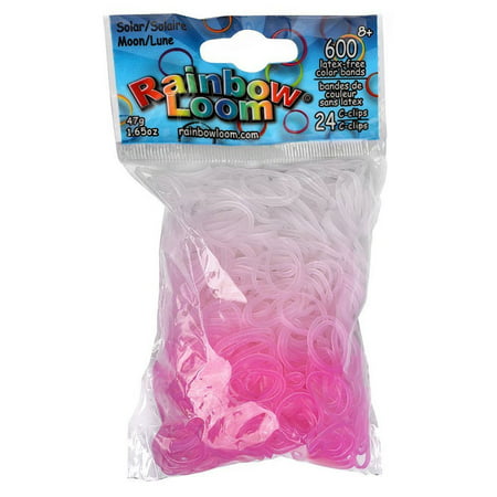 Rainbow Loom Solar UV Color Changing Moon Rubber Bands Refill Pack [600