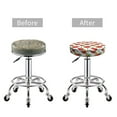 thumbnail image 5 of Vsdgher Rose Flowers Print Stool Covers Round,Stretch Round Stool Covers Washable Stool Cushion Slipcover Elastic Chair Covers for 12-14 Inch Chair, 5 of 7