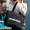 EssentialBlack, variant on Spring Cotton Canvas Tote Bag for Women, Large Embroidered Shoulder Bag with Zipper, Travel Work Everyday Carry Tote (Black)
