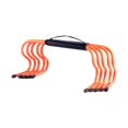 thumbnail image 1 of 5 Piezas Vallas de Entrenamiento Agilidad Atletas Fútbol Baloncesto Vóleibol Material Resistente Portátil Adecuadas para Niños Entrenadores Deportistas Entrenamiento Interior y Exterior 15cm, 1 of 9