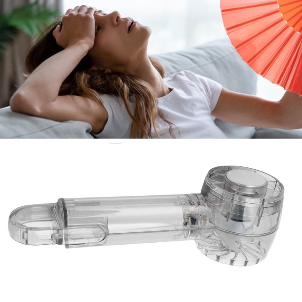 Ventilador Portátil Handheld, Ventilador de Escrito USB de 3 Velocidadas, Ventilador de Vieges de Mini de Vije Personal, Turbina de Escrito de Gancho de Cuerpo
