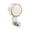 White, variant on Heavy Duty Suction Cup Hooks (1 Pack) - Strong Vacuum Locking Hanger for Shower, Window, Glass Door & Outdoor Use, Reusable Damage-Free Towel Hook (Clear/Grey/White)