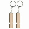 thumbnail image 5 of Aluminum Alloy Emergency Keyring Whistle Safety Survival Whistle for Hikings Camping Training Outdoor Sports Training, 5 of 11